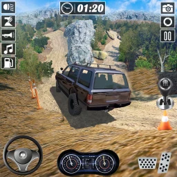 Ícone de jogo simulador jipe ​​offroad